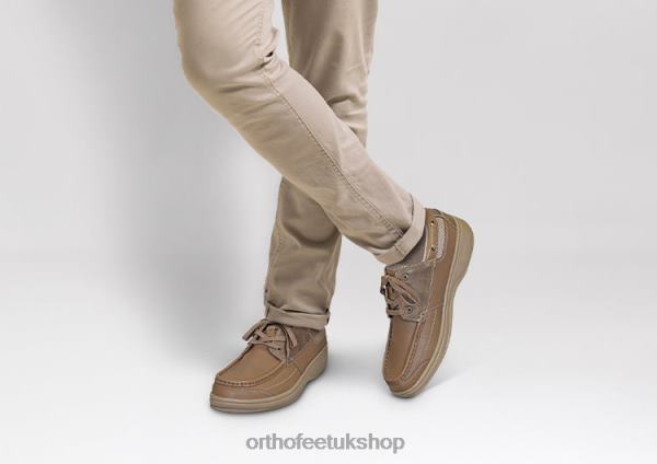 Orthofeet Baton Rouge Casual Shoes Men Sand 82J68168