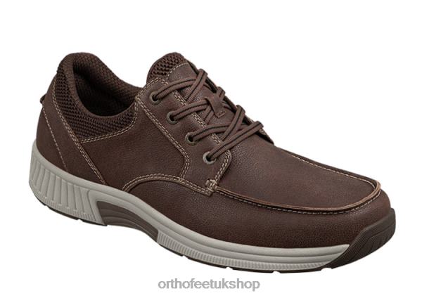 Orthofeet Leo Casual Shoes Men Brown 82J68166