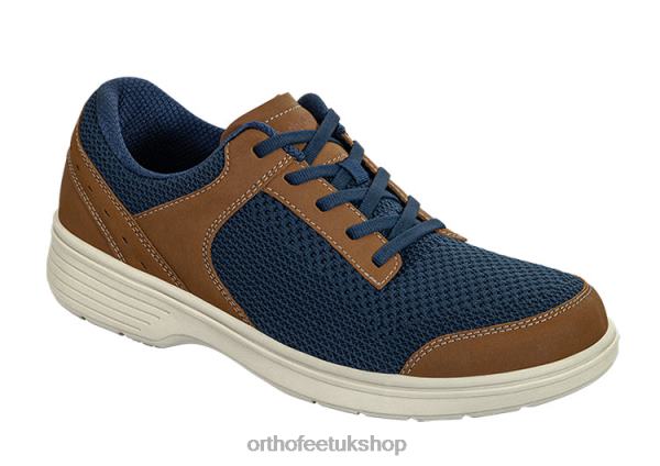 Orthofeet Tabor Casual Shoes Men Blue 82J68164