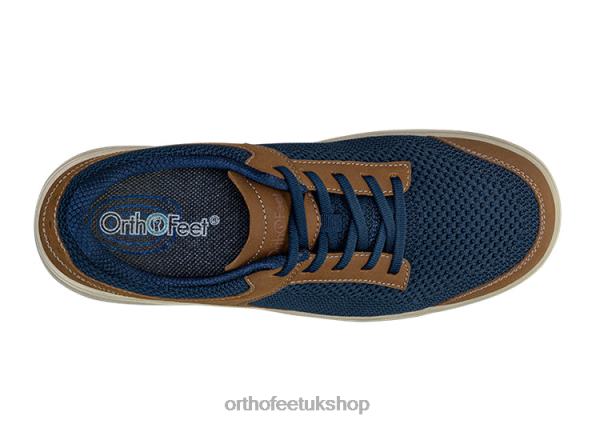 Orthofeet Tabor Casual Shoes Men Blue 82J68164
