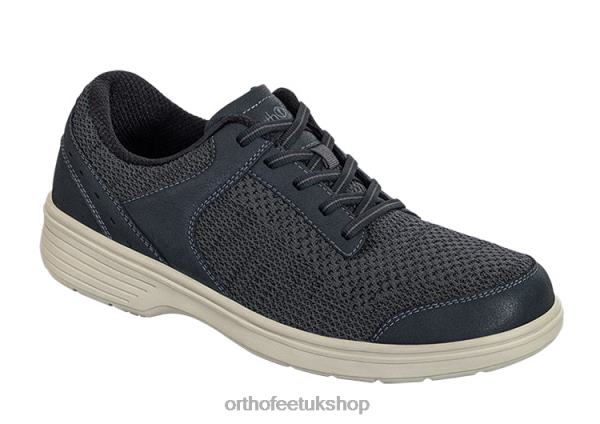 Orthofeet Tabor Casual Shoes Men Charcoal 82J68163