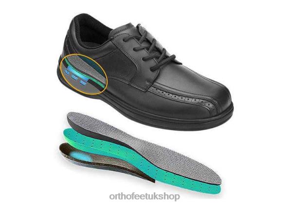 Orthofeet Gramercy Dress Shoes Men Black 82J68170