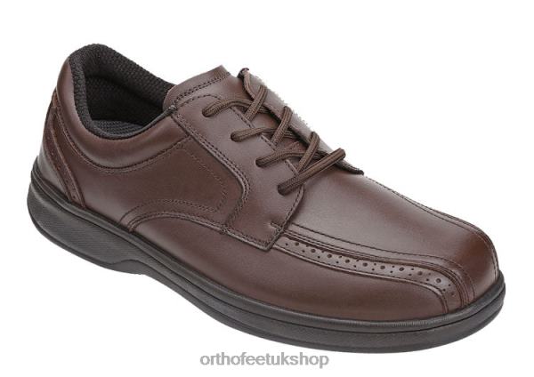 Orthofeet Gramercy Dress Shoes Men Brown 82J68171
