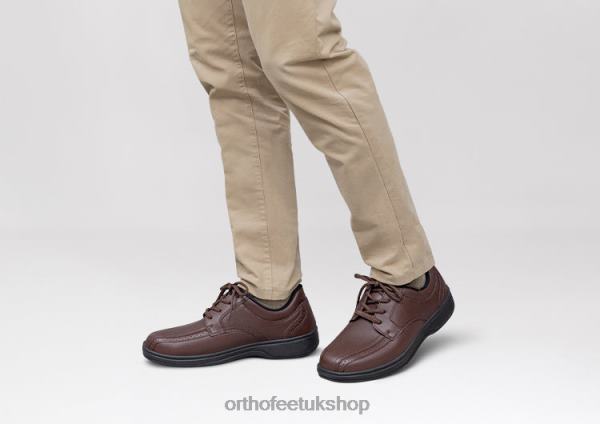 Orthofeet Gramercy Dress Shoes Men Brown 82J68171