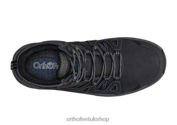 Orthofeet Ridgewood Hiking Shoes Men Black 82J68149