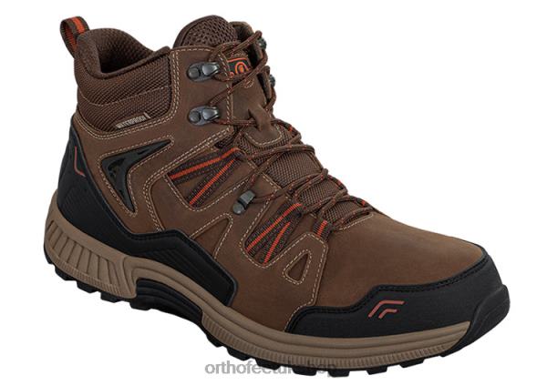 Orthofeet Ridgewood Hiking Shoes Men Brown 82J68150