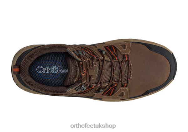 Orthofeet Ridgewood Hiking Shoes Men Brown 82J68150