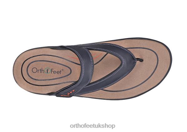 Orthofeet Eldorado Sandals Men Black 82J68121