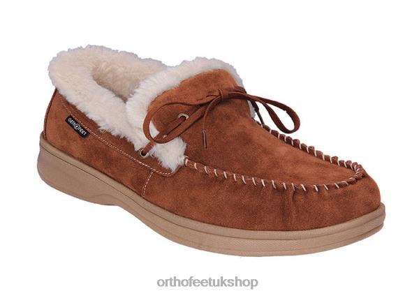 Orthofeet Tuscany Slippers Men Brown 82J68178
