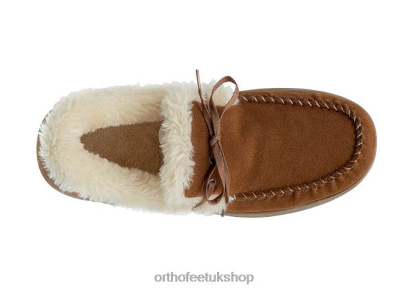 Orthofeet Tuscany Slippers Men Brown 82J68178