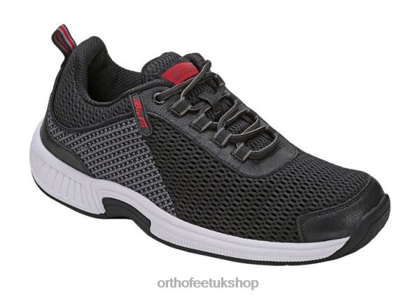 Orthofeet Edgewater Stretch Sneakers Men Black 82J68132