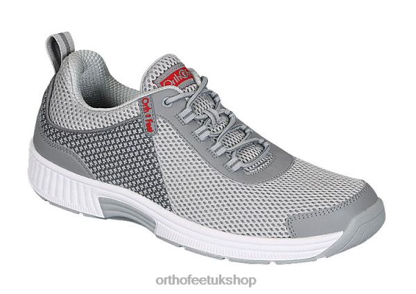 Orthofeet Edgewater Stretch Sneakers Men Gray 82J68134