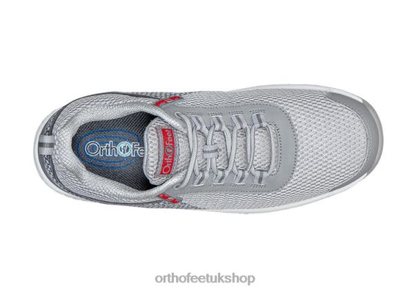 Orthofeet Edgewater Stretch Sneakers Men Gray 82J68134