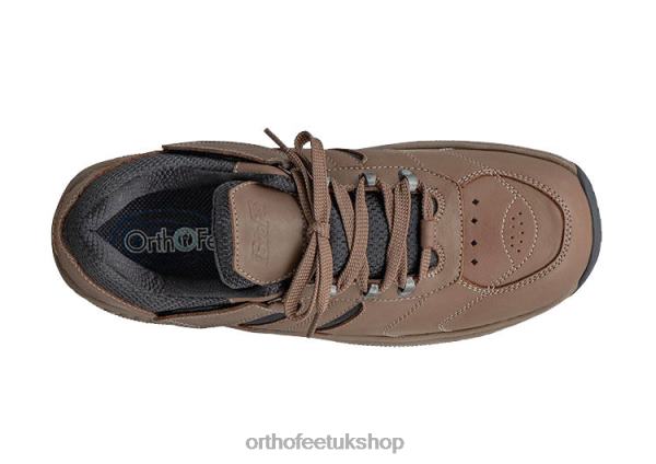 Orthofeet Shreveport Tie-Less Sneakers Men Brown 82J68148