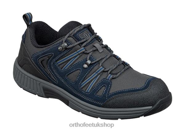 Orthofeet Sorrento Sneakers Men Gray/Blue 82J68146