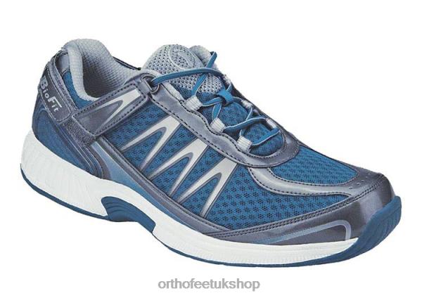 Orthofeet Sprint Tie-Less Sneakers Men Blue 82J68137