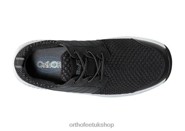 Orthofeet Tacoma Stretch Knit Sneakers Men Black 82J68139