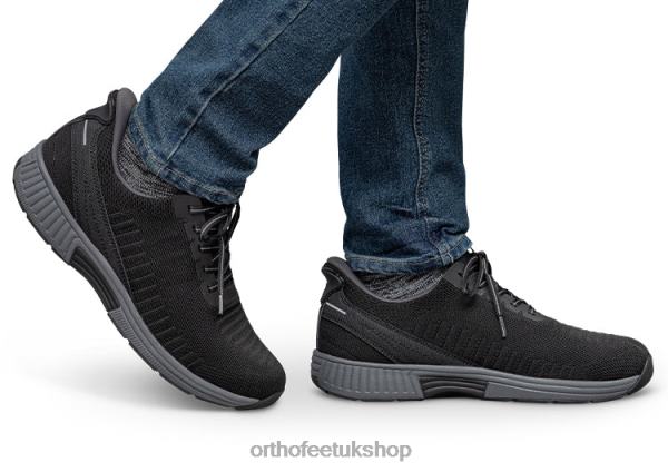 Orthofeet Yari Hands-Free Sneakers Men Black 82J68126