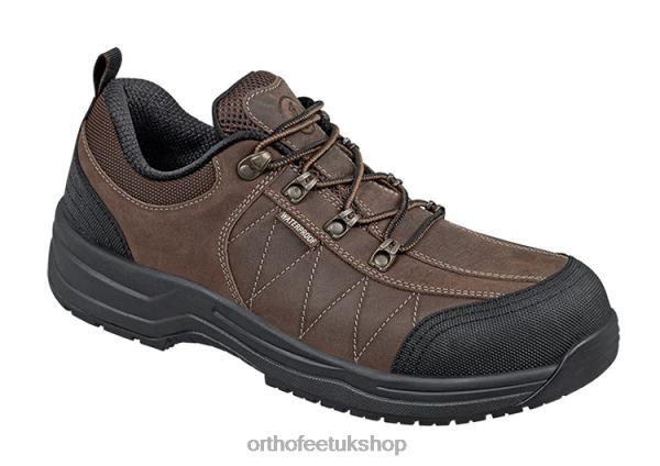 Orthofeet Dolomite Work Shoes Men Brown 82J68161