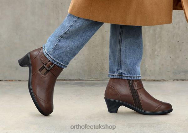 Orthofeet Emma Boots Women Brown 82J6888