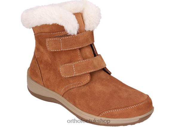 Orthofeet Florence Boots Women Camel 82J6882