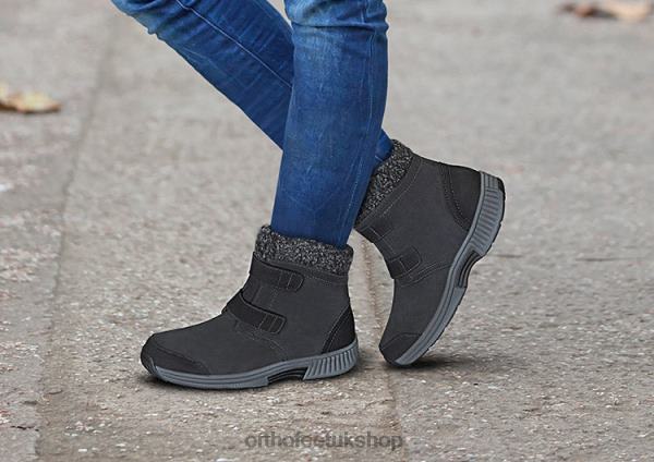 Orthofeet Florence Waterproof Boots Women Black 82J6881