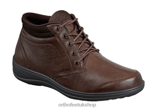 Orthofeet Milano Boots Women Dark Brown 82J6877