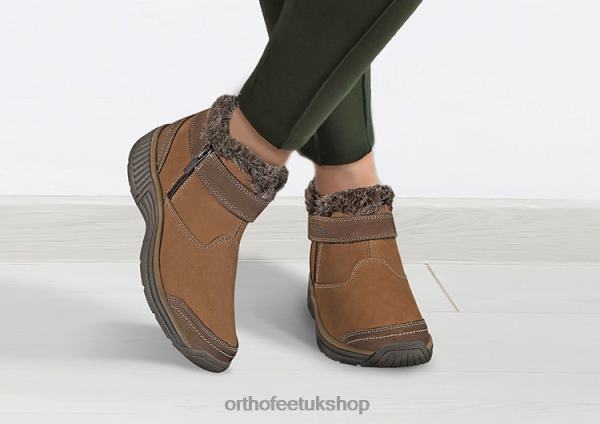 Orthofeet Siena Boots Women Brown 82J6886