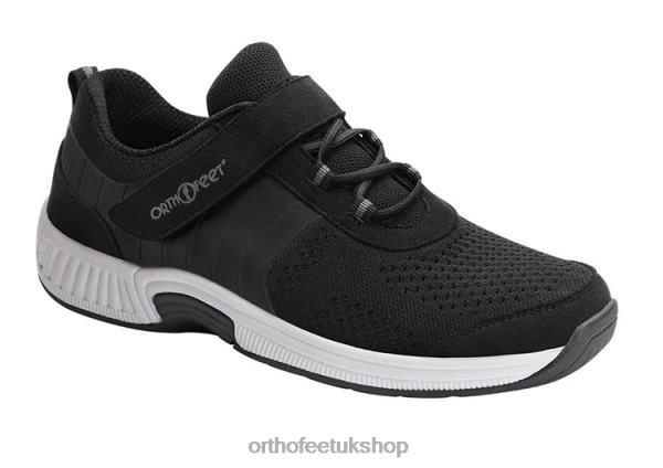 Orthofeet Joelle Stretch Knit Casual Shoes Women Black 82J6890