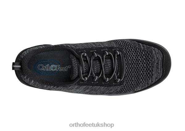 Orthofeet Palma Stretch Knit Casual Shoes Women Black 82J68101