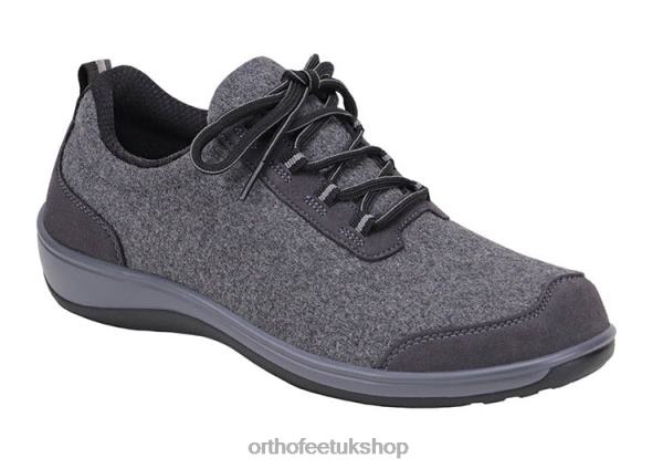 Orthofeet Sierra Wool Casual Shoes Women Gray 82J68103