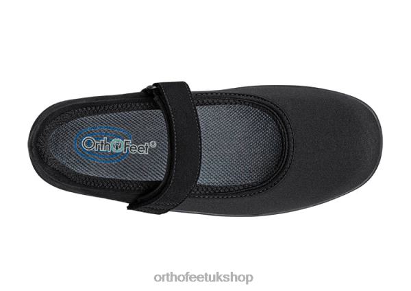 Orthofeet Springfield Stretch Casual Shoes Women Black 82J68111