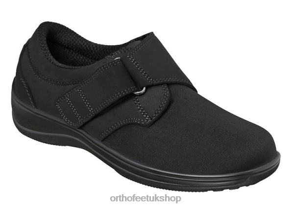 Orthofeet Wichita Stretch Casual Shoes Women Black 82J6893