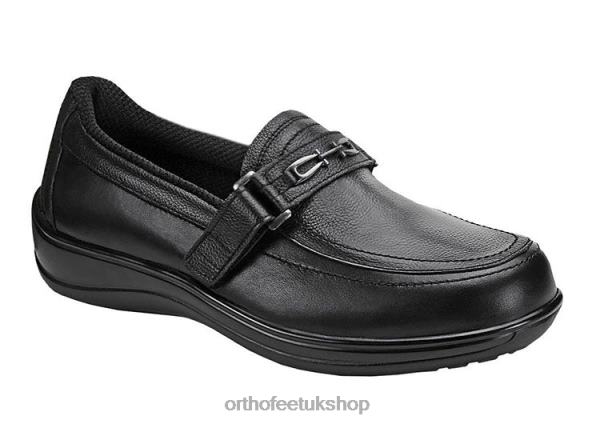 Orthofeet Chelsea Dress Shoes Women Black 82J68112