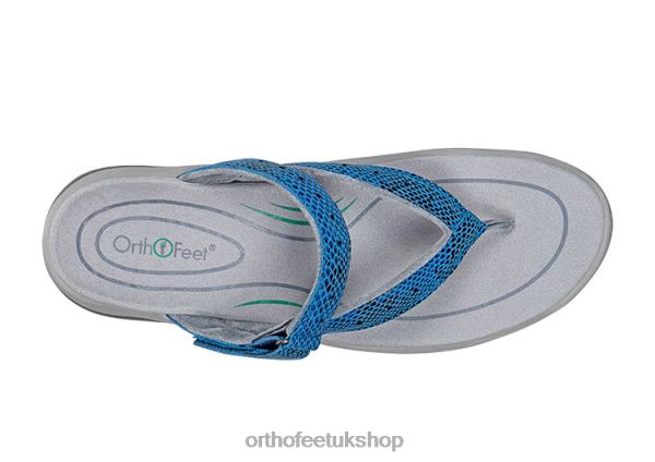 Orthofeet Gaya Sandals Women Blue 82J6826