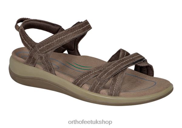 Orthofeet Hydra Sandals Women Brown 82J686