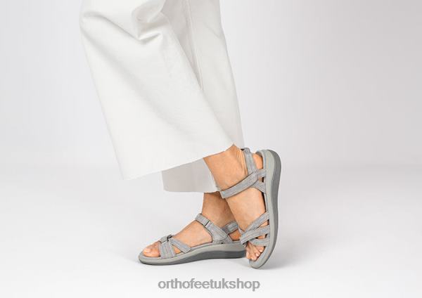 Orthofeet Hydra Sandals Women Gray 82J687