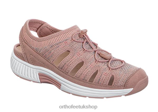 Orthofeet Laguna Stretch Knit Sandals Women Peach 82J6840