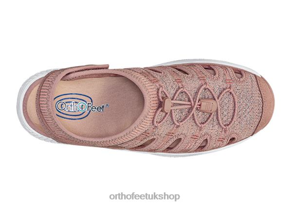 Orthofeet Laguna Stretch Knit Sandals Women Peach 82J6840