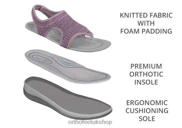 Orthofeet Lyra Sandals Women Rose 82J6833