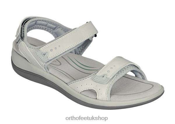 Orthofeet Malibu Two Way Strap Sandals Women Bone 82J6818