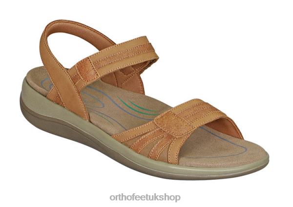 Orthofeet Paloma Sandals Women Camel 82J6811