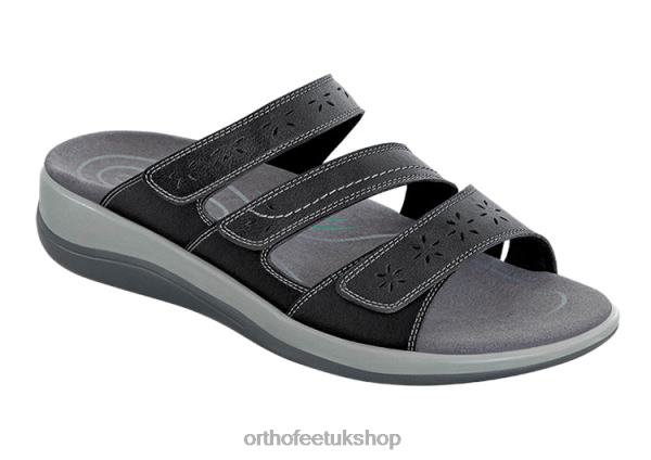 Orthofeet Sahara Sandals Women Black 82J6824