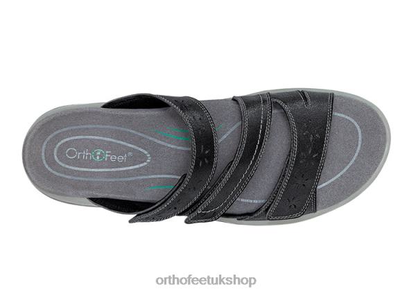 Orthofeet Sahara Sandals Women Black 82J6824