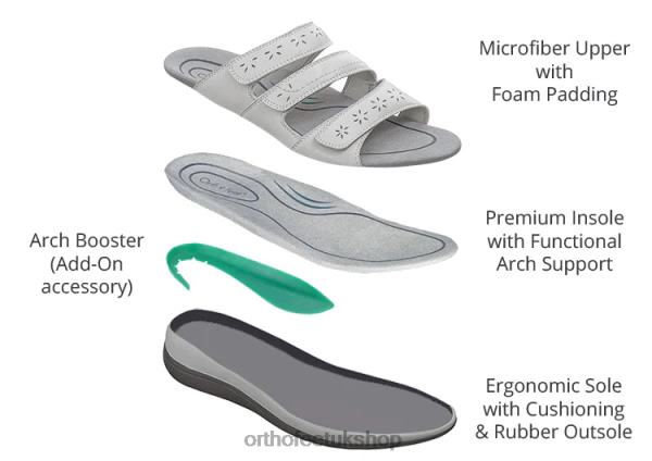 Orthofeet Sahara Sandals Women Bone 82J6822