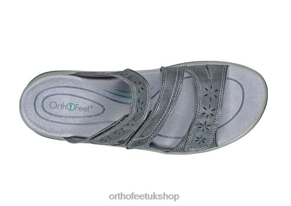 Orthofeet Sahara Sandals Women Gray 82J6821