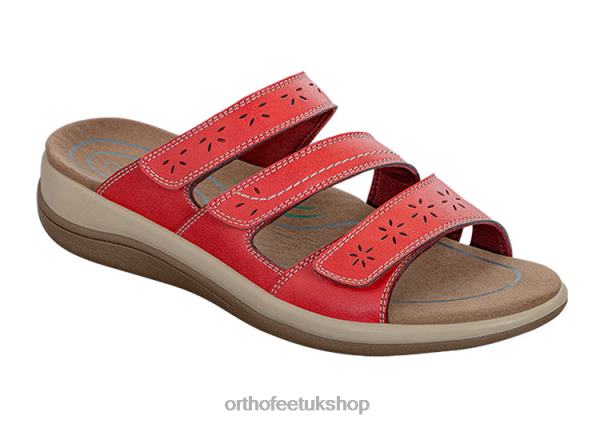 Orthofeet Sahara Sandals Women Red 82J6823