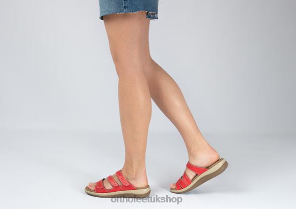 Orthofeet Sahara Sandals Women Red 82J6823