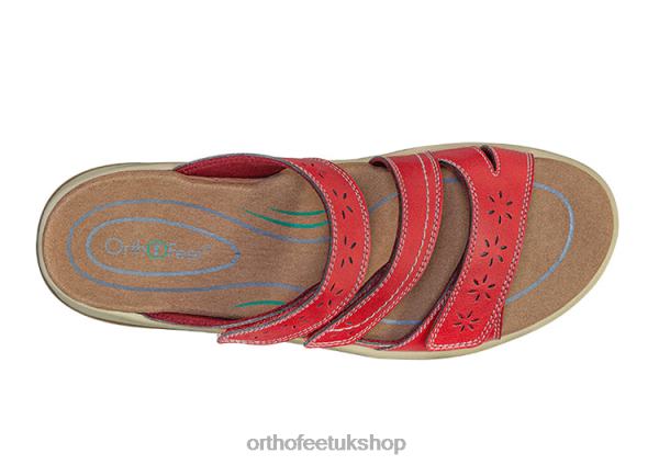 Orthofeet Sahara Sandals Women Red 82J6823