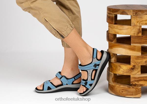 Orthofeet Venice Sandals Women Blue 82J683
